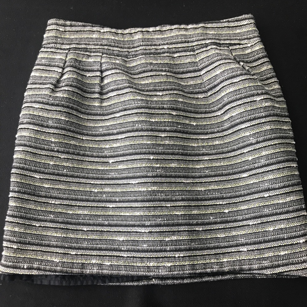 A-line mini with grey & green accents